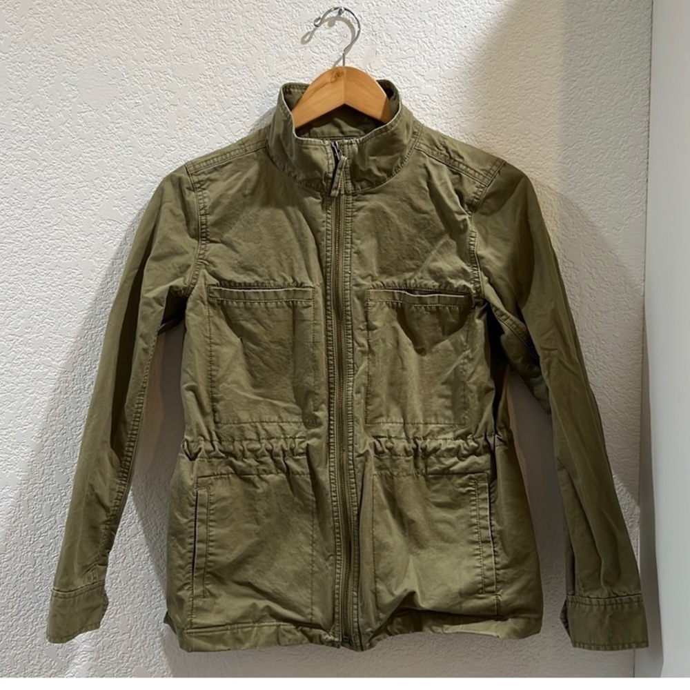 J. CREW Utility, Field Jacket, Military, Olive Green, Retro, Vintage, S